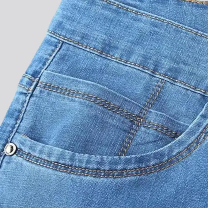 Whiskered men's thin jeans