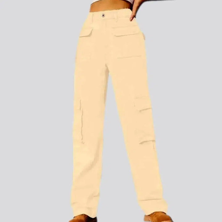 Straight high-waist jeans
 for ladies | Jeans4you.shop