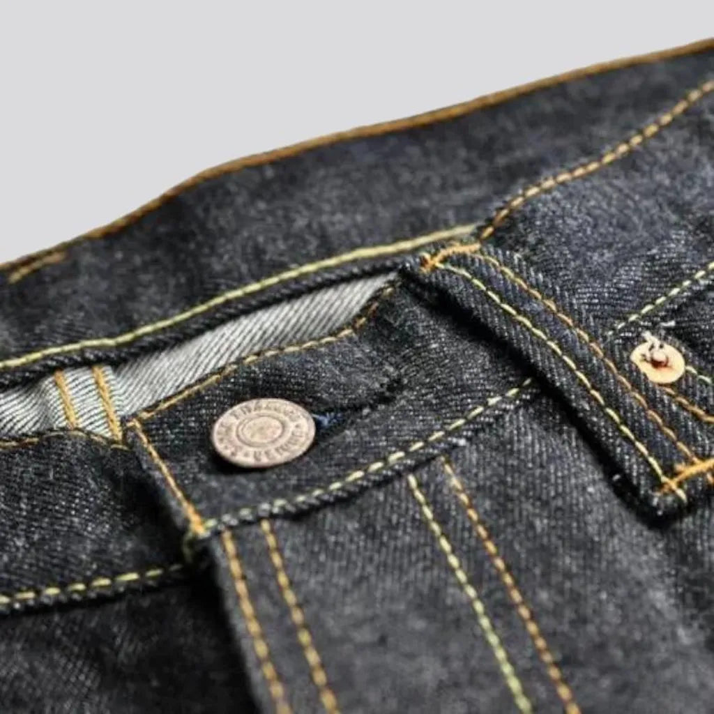 Heavyweight slim selvedge jeans