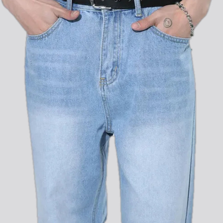 Colored fashion street style men's jeans