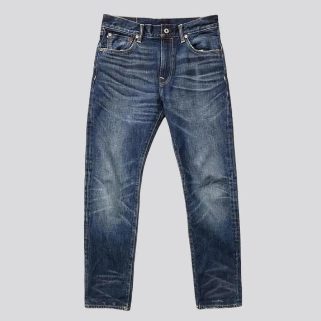 16oz men's self-edge jeans